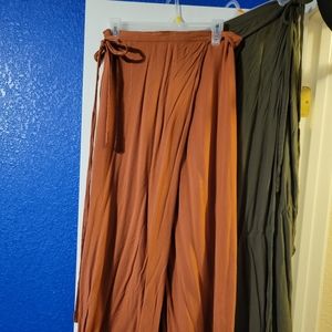 3 Wrap Maxi Skirts